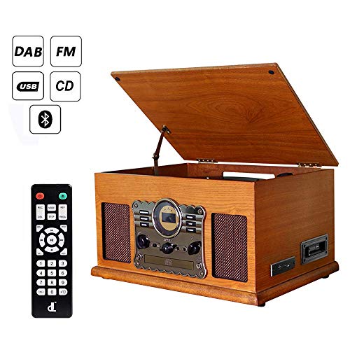 Tourne-Disque Dab de Platine Vinyle dl 7-en-1 CD Cassette Lecteur USB Lecteur de Vinyle Non Bluetooth, Haut-parleurs… - Les Beatles, Paul McCartney, John Lennon, RIngo Starr, George Harrison Tourne-Disque Dab de Platine Vinyle dl 7-en-1 CD Cassette Lecteur USB Lecteur de Vinyle Non Bluetooth, Haut-parleurs…