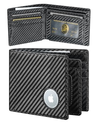 Image of furid Minimalist AirTag Wallet for Men: RFID Front Pocket Card Holder