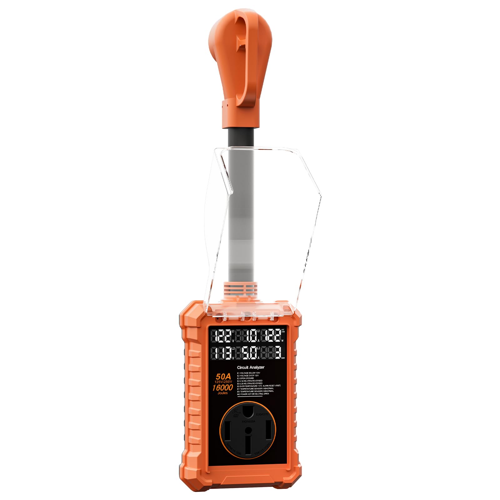 RV Surge Protector 50 Amp with Digital Display &amp; Auto-Shutoff