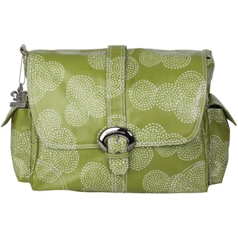 Kalencom Matte Coated Buckle Bag, Stitches Olive Cover