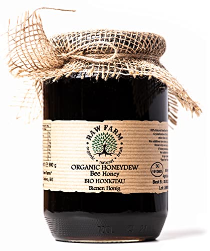 900 g Organic Honeydew Honey from Black Oak Forest, Pure, No Additives