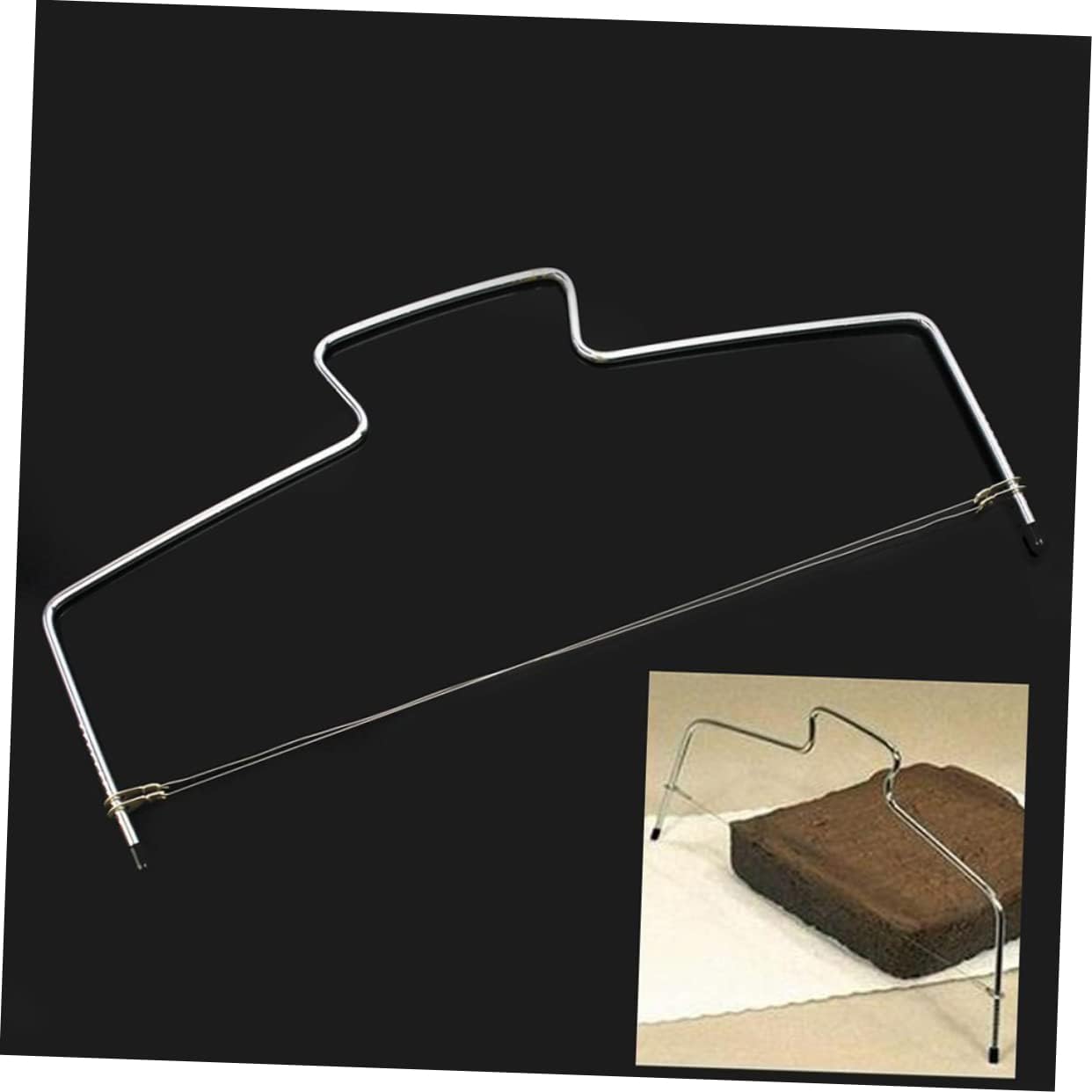 KICHOUSE Adjustable Wire Cake Leveler Slicer with 2 Replacement Wires