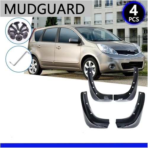 Bavettes de protection d'aile pour Nissan Note E11 2004-2012 garde-boue auto - 6