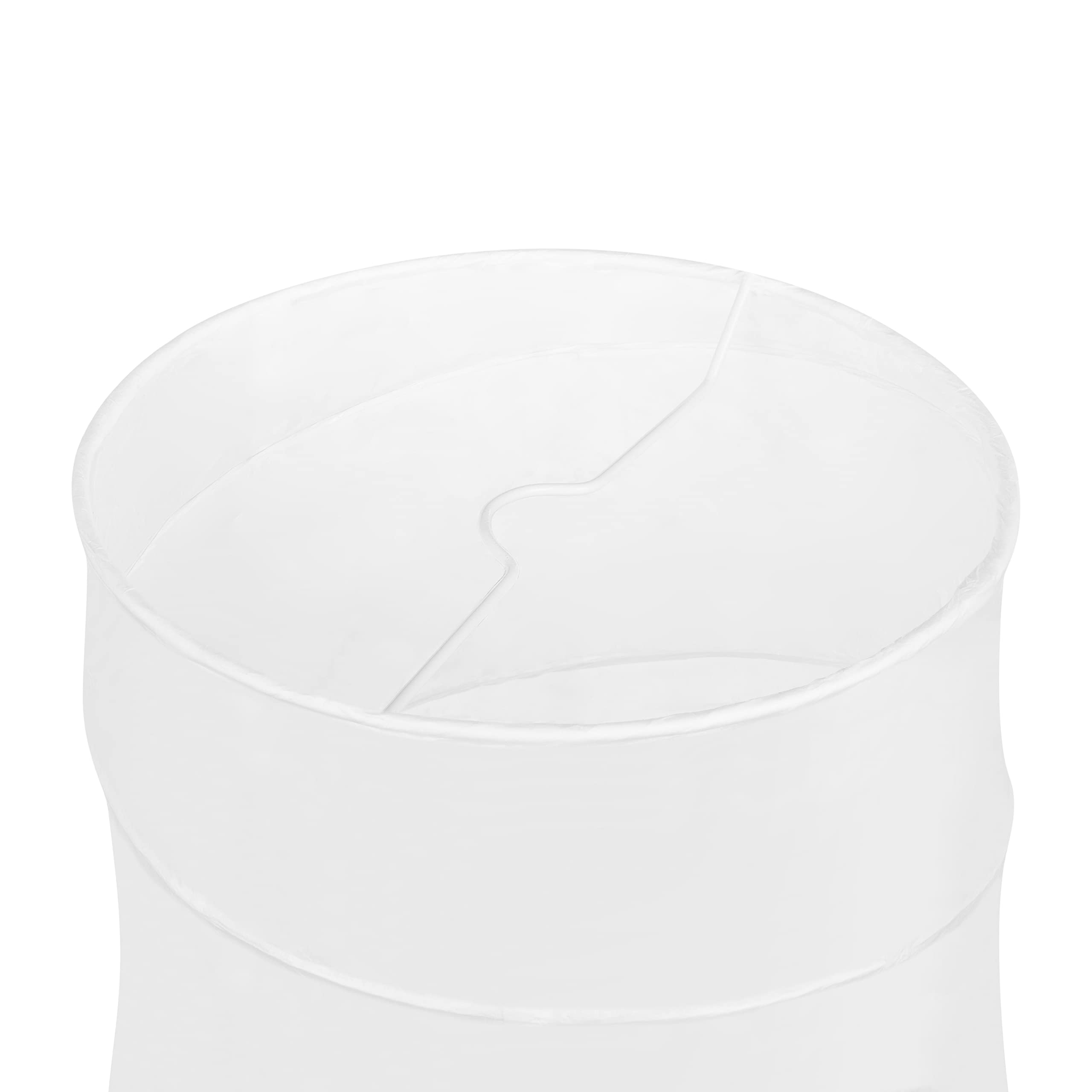 FHU Papierowy Abażur, Papierowy Klosz, Kompatybilny z IKEA DUDERO i Innymi Lampami Podłogowymi, Zamienny Abażur do Lamp Podłogowych, Papierowy Design, Biały, 117 cm Wysokości