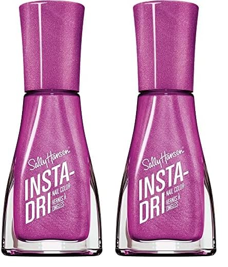 Sally Hansen - Insta-Dri Fast-Dry Nail Color, Fig Flash, O.31 Fl Oz (Pack of 2)