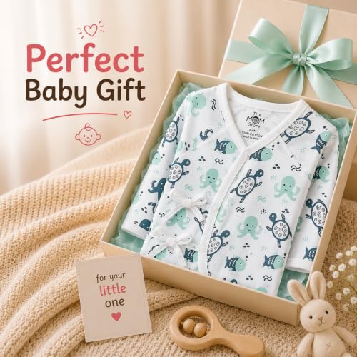 Image of The Mom Store Baby Romper Jabla Style Combo For Boys And Girls | Cotton | Soft Infant Bodysuit | Trendy Stylish Sleepwear For Newborn Baby | Printed | Unisex Comfortable Everyday Baby Wear