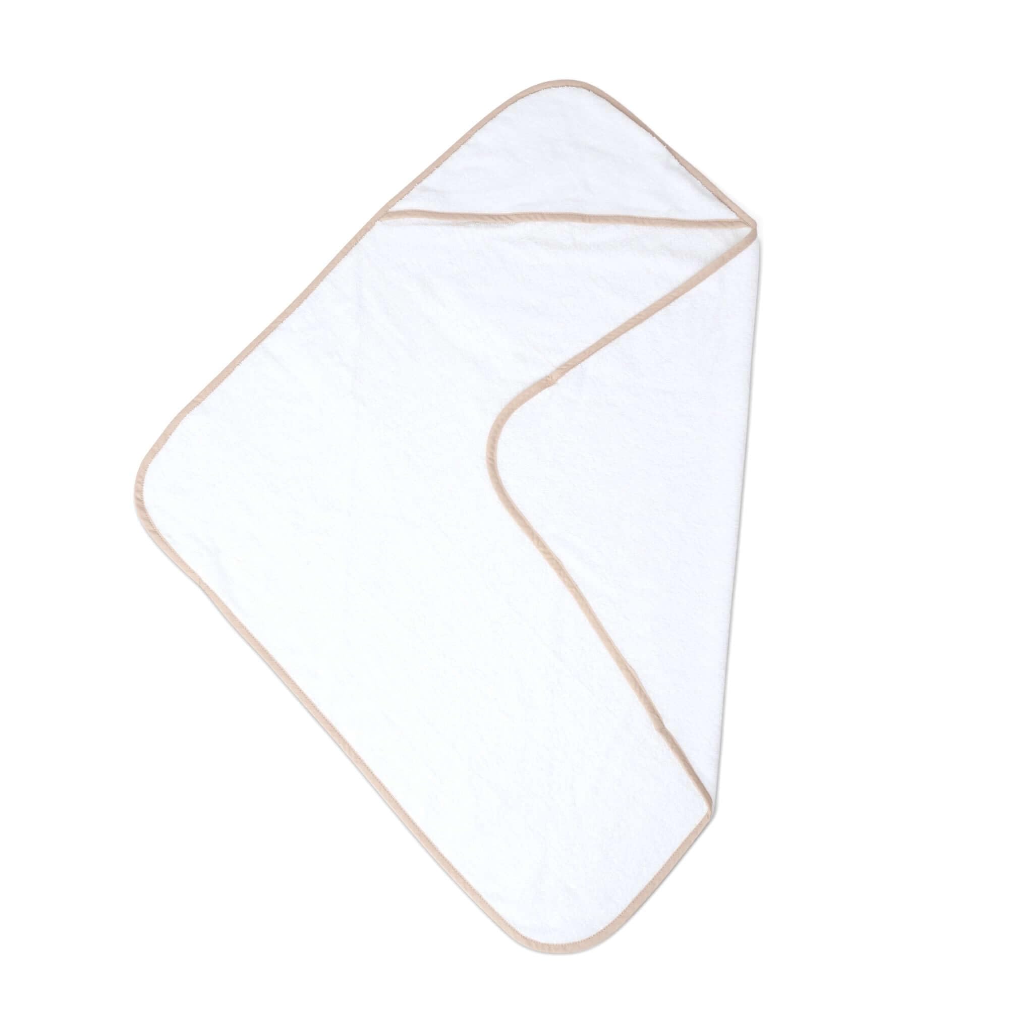 Clair de Lune Basics 2 Pack Baby Hooded Towel 70 x 70 cm