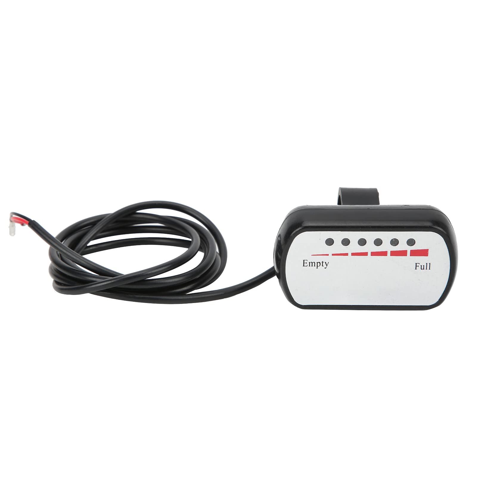 Indicatore Batteria 36V Display LCD Livello Carica, Voltmetro per Bicicletta Elettrica Monopattino Elettrico, Installazione Semplice con Fili a Clip