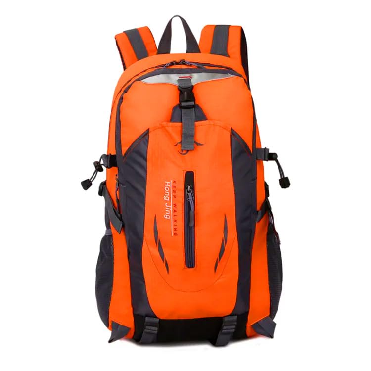 Sac à dos de randonnée 35l orange pour week-end en montagne
