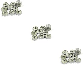 SOLUSTRE 30 Pcs 625Zz Rolamento Sulco Profundo Rolamento De Esferas Sulco Radial Rolamento De Esferas Impressora 3D Extrusora Conjunto De Rolamento De Esferas De 5Mm Consequência