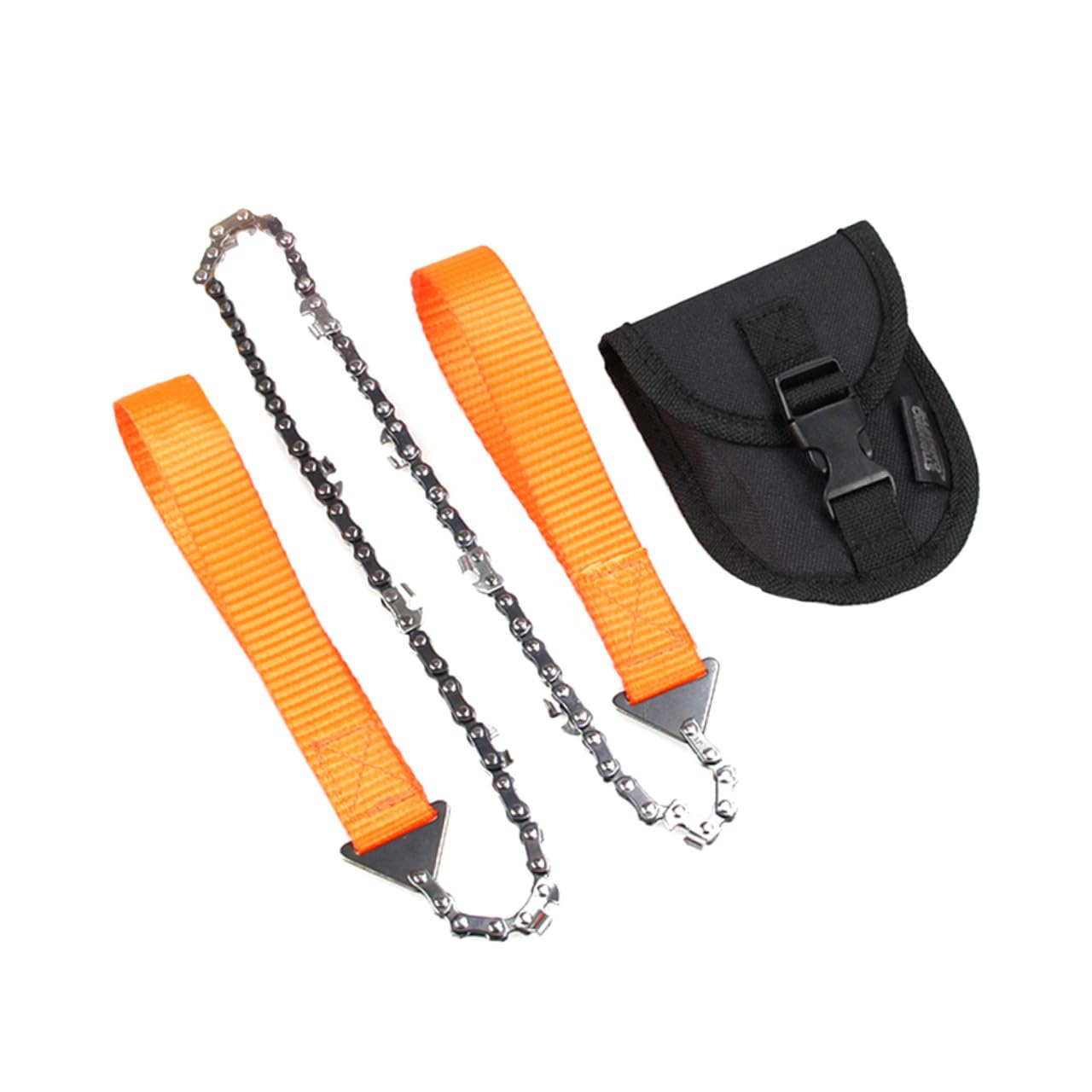 POPETPOP Scie À Chaîne Pliante Portable Outil De Camping Efficace 3 Pièces Avec Étui De Rangement Pour La Survie En Extérieur