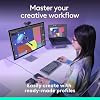 وحدة تحكم Logitech MX Creative، 9 مفاتيح LCD قابلة للتخصيص، ملحقات Stream Deck، تقنية الاتصال USB-C، قرص التحكم للتصميم الجرافيكي، Zoom، Spotify - Graphite، عضوية Adobe Cloud لمدة 3 أشهر