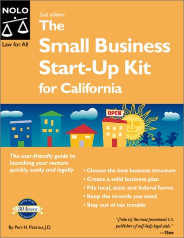 Small Business Start-Up Kit for California (Sma... 087337603X Book Cover