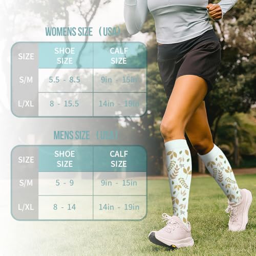 Image of COOLOVER Copper Compression Socks for Women and Men(6 Pairs)-Best Support for Running, Athletic, Travel