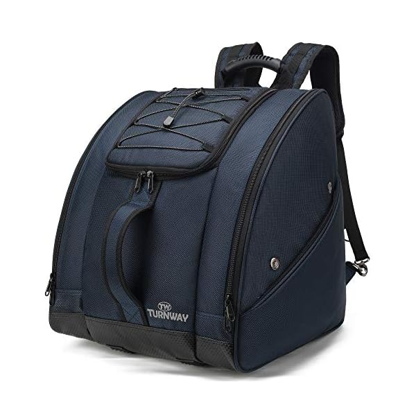 SkiSnowboard-Boot-BagSkating-Bag-Store-Gear-Jacket-Helmet-Goggles-Gloves-Accessories-Travel-with-Waterproof-Exterior-Bottom-Venting-Grommets-for-Snow-Drainage TurnWay Ski/Snowboard Boot Bag/Skating Bag | Store Gear, Jacket, Helmet, Goggles, Gloves & Accessories | Travel with Waterproof Exterior & Bottom, Venting & Grommets for Snow Drainage