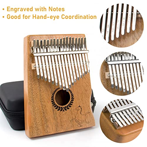 Kalimba Piano à pouce portable Mbira à 17 touches avec bois d’acajou et marteau d’accordage Cadeau pour adultes enfants… - Les Beatles, Paul McCartney, John Lennon, RIngo Starr, George Harrison Kalimba Piano à pouce portable Mbira à 17 touches avec bois d'acajou et marteau d'accordage Cadeau pour adultes enfants… – Image 5