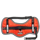 barkOutfitters Service Dog Vest Harness - Service Dog Harness with Handle, Reflective Vest Easy Control, Adjustable Straps and Removable Patches, Available in 4 Sizes - XL (28' - 40' Girth)