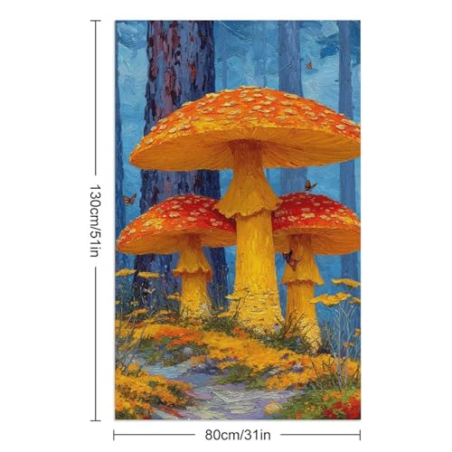 Serviette de plage microfibre légère et drap de bain séchage rapide Magic Forest