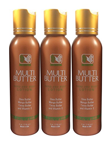 Multi Butter Hand and Body Lotion 4 oz - 3 bottles