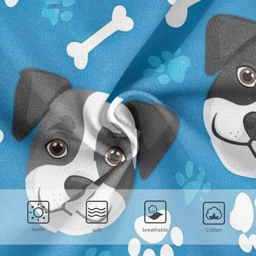 Dogs Blue White Bones Prints Toddlers Underwear Floral 2t Cotton Girl Panties Cute Bright Briefs Underpants3