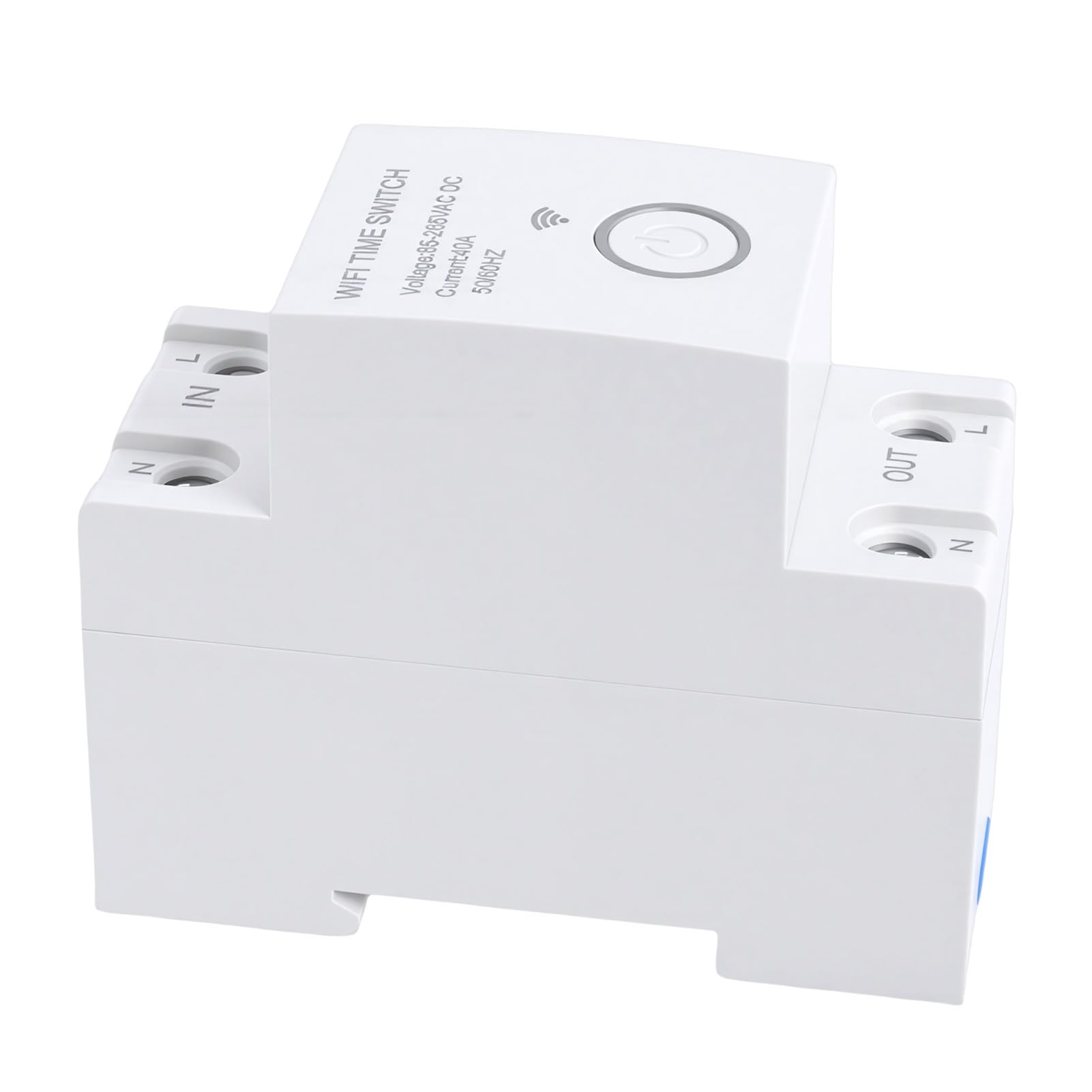 WALFRONT WiFi Timer Switch Smart Home Remote Control with Voice Control and Tuya APP 40A Pa66 Housing for