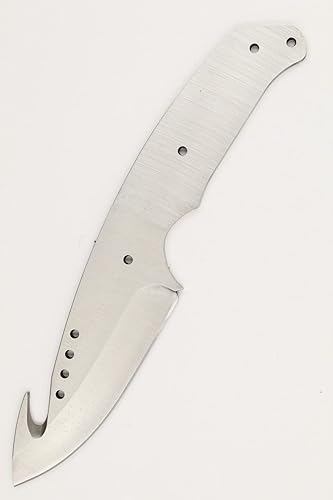 Payne Bros Custom Knives Cuchillos en blanco para hacer cuchillos - caza - pesca - camping (s38 MAKO GUT HOOK)