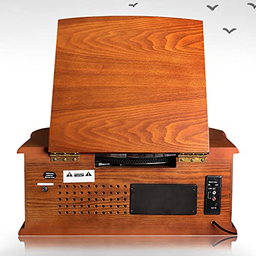 Tourne-Disque Vintage, Platine Vinyle Nostalgique pour Disque Vinyle avec Bluetooth, avec Lecteur CD, Cassette, Radio AM… - Les Beatles, Paul McCartney, John Lennon, RIngo Starr, George Harrison Tourne-Disque Vintage, Platine Vinyle Nostalgique pour Disque Vinyle avec Bluetooth, avec Lecteur CD, Cassette, Radio AM… – Image 8