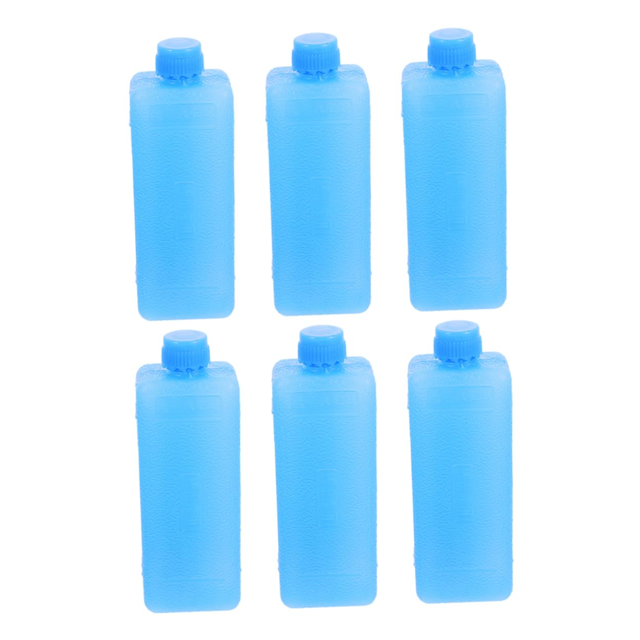 GOOHOCHY 6pcs Reusable Ice Packs for Coolers Compact Cold Packs for Lunch Boxes Beach Camping Fishing Picnics Work School Activities Efficient Long Term Cold Retention