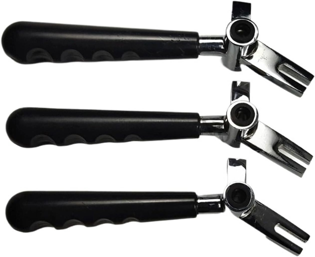 NieKe 3 Straight Hand Levers Accessories Black Color Handles Soft Serve Ice Cream Machines Spare Parts ，Compatible for Vevor