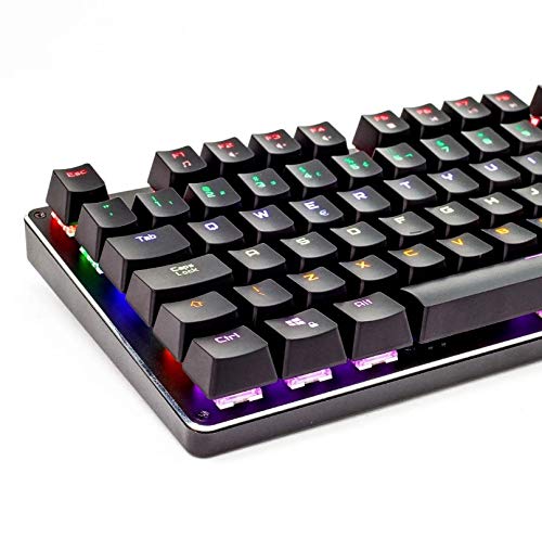 Teclado Mecanico Gamer Rgb Usb Abnt2 Switch Blue Knup Kp2046