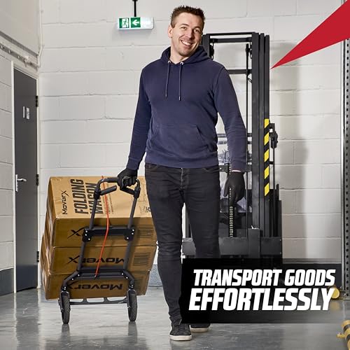 Diable pliable en aluminium MoverX 150 kg chariot de transport - 7