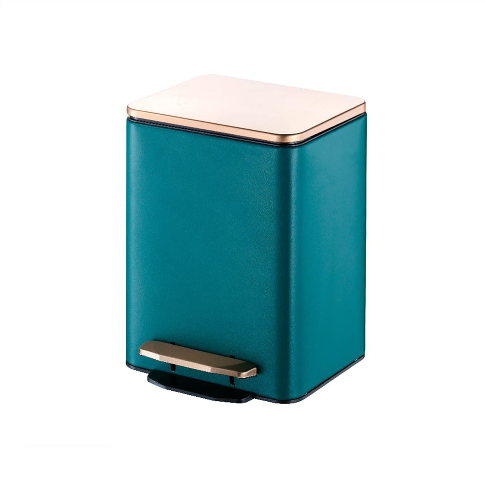 Mülleimer 15l // 21l Mülleimer Home Foot Mülleimer mit Abdeckung Küche Schlafzimmer mit Abdeckung Abfallkorb Büro Papierkorb mit großer Kapazität Papierkorb(15L)