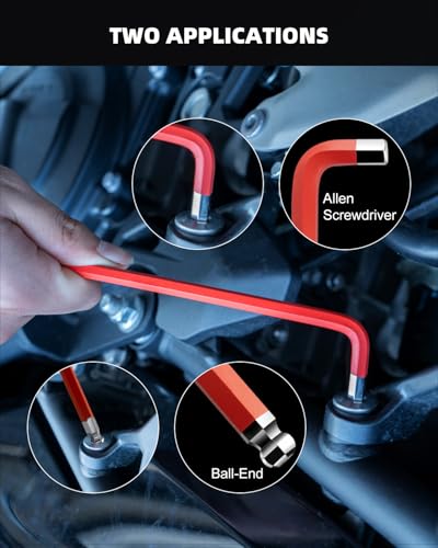Image of ROTATION 14PC Jumbo Hex Key Allen Wrench Set, SAE 1 /16 inch -3 /4 inch