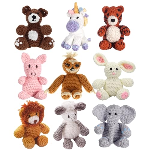 Image of LEISURE ARTS - Crochet Kits, Friends Lorenzo Lion, 3 inch, Crochet Kit for Beginners, Complete Kit, Animal Kits, Animal Kit, DIY Amigurumi Kits
