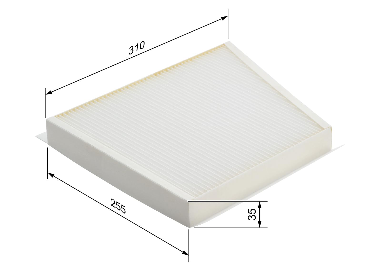 Bosch Cabin Air Filter - Premium Replacement for Superior In-Vehicle Air Quality | Filters Particles as Small as 0.0025mm | Compatible with Mercedes E Class, CLS320 CDI - Image 2 thumbnail