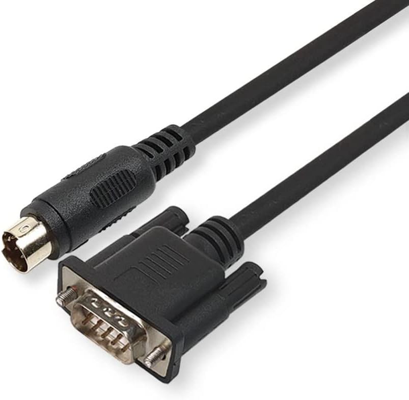 DOP-CA232DP for DOP Series Touch Screen Connection DVP Series PLC Communication Cable Data Cable (Black 5m)