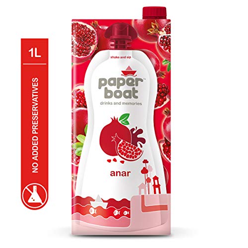 Image of Paper Boat Coconut Water, 200ml (Pack of 6) + Paper Boat Anar 1L (Pack of 2)