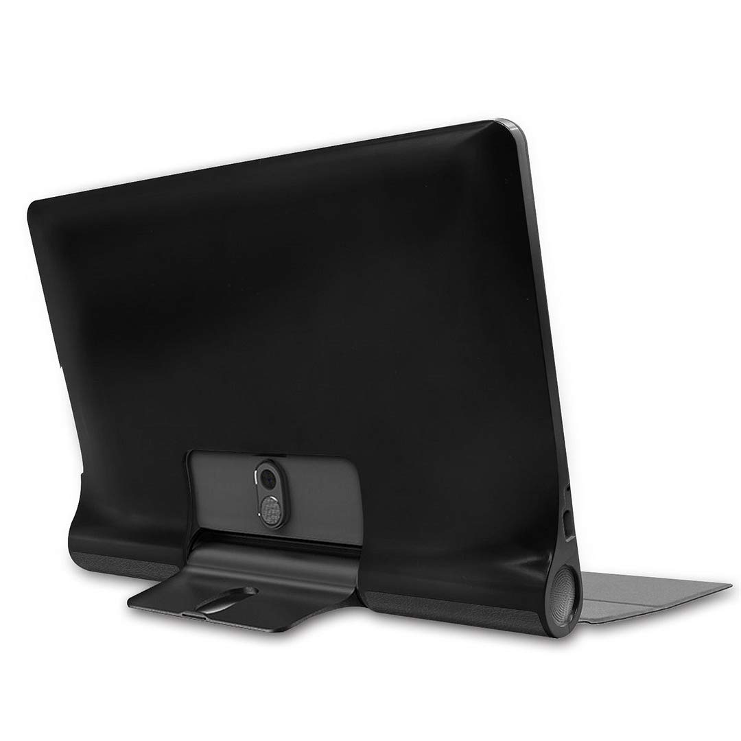 Artfeel Custodia per Lenovo Yoga Smart Tab/Yoga Tab 5 YT-X705F 10.1,Sottile Leggero Pelle Cover Pieghevole Supporto Regolabile Multi-Anglo Caso Slim Flip Folio Tablet Copertura,Farfalla