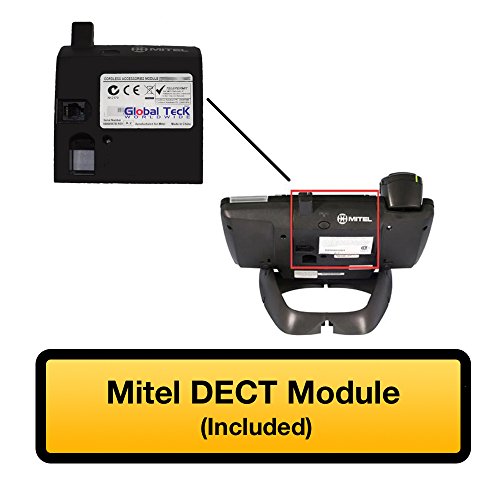Mitel Cordless Headset and DECT Module Bundle, 50005712 | Mitel 5330e, 5340e and 5360e phones | Includes all accessories - Headset, DECT Module, Headband, Earhook, Battery - Thumbnail 7