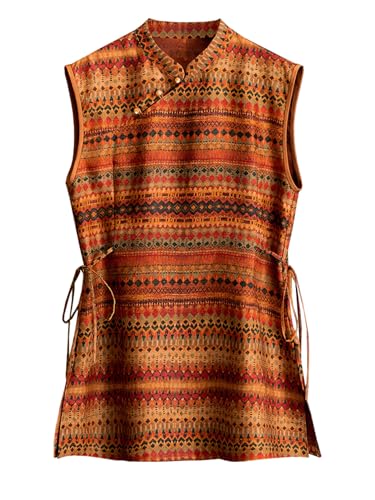 Chaleco de seda para mujer HangErFeng 633 en jacquard Hua Luo Xiangyunsha exclusivo