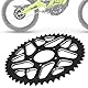 IUVWISN Dirt Bike Ritzel 48 Zähne Hintere Kettenritzel 420/48T für Surron Sur Ron Light Bee X S LBX Elektro Ebike Schwarz