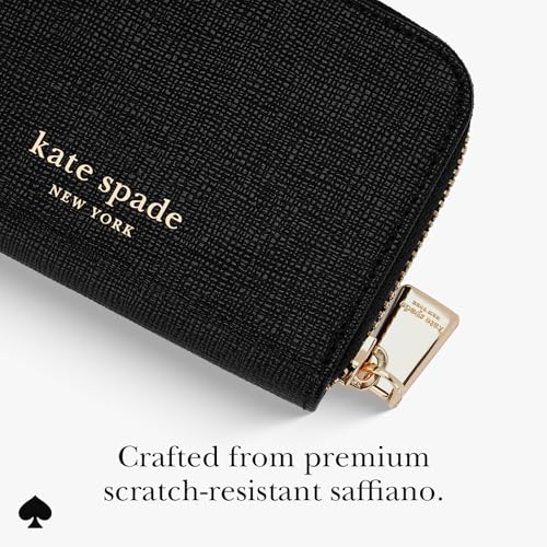 Image of kate spade new york Devin Zip Magnetic Wallet /Card Holder - Compatible with MagSafe Phones and Cases - Black