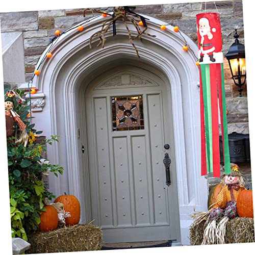Drapeau de manche à air de Noël décoration e à vent festive lot de 3