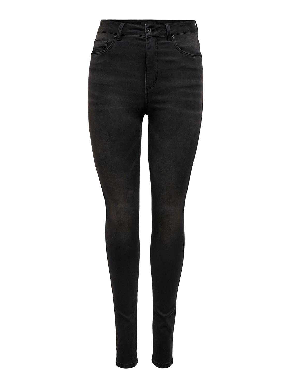 Only Women's ONLROYAL Life HW SK DNM BJ13963 NOOS Jeans, Black Denim, M / 30