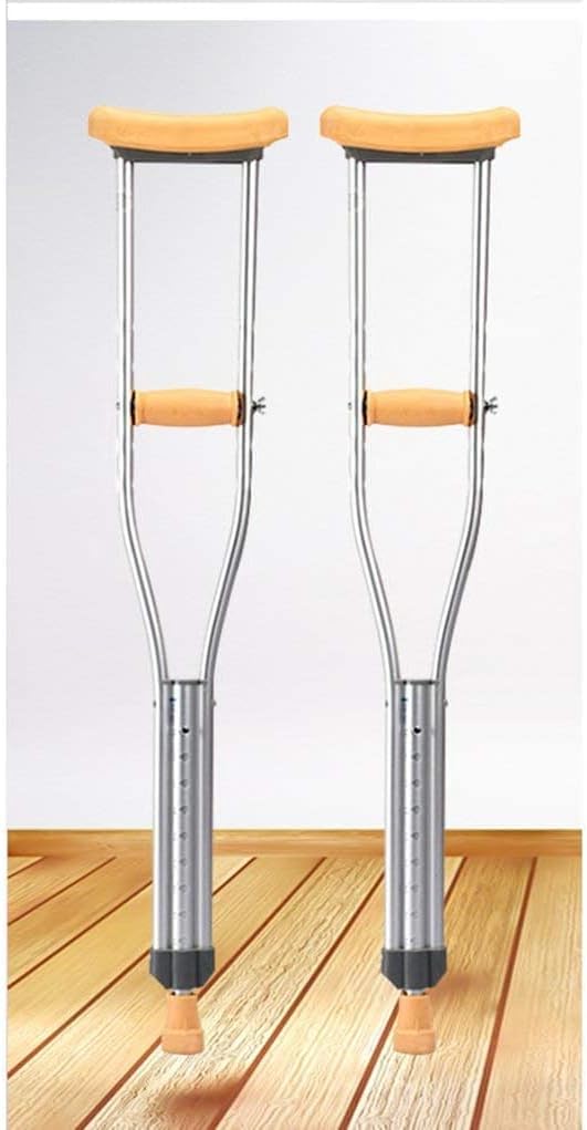 Crutches for Adults Underarm Underarm Crutches for Adjustable Walking Aid Walking Stick Armpit Walking Stick for Elderly Crutches Retrieving Disabled Adjustable Shoulder Walker Walking Aid walking sti