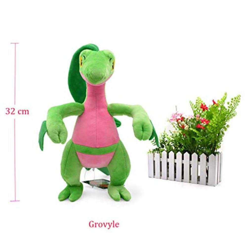 N/C Plush Toys Anime Doll Pikachu Spinda Snorlax Gyarados Feraligatr Gible Machamp Lucario Cartoon Stuffed Peluche 32Cm