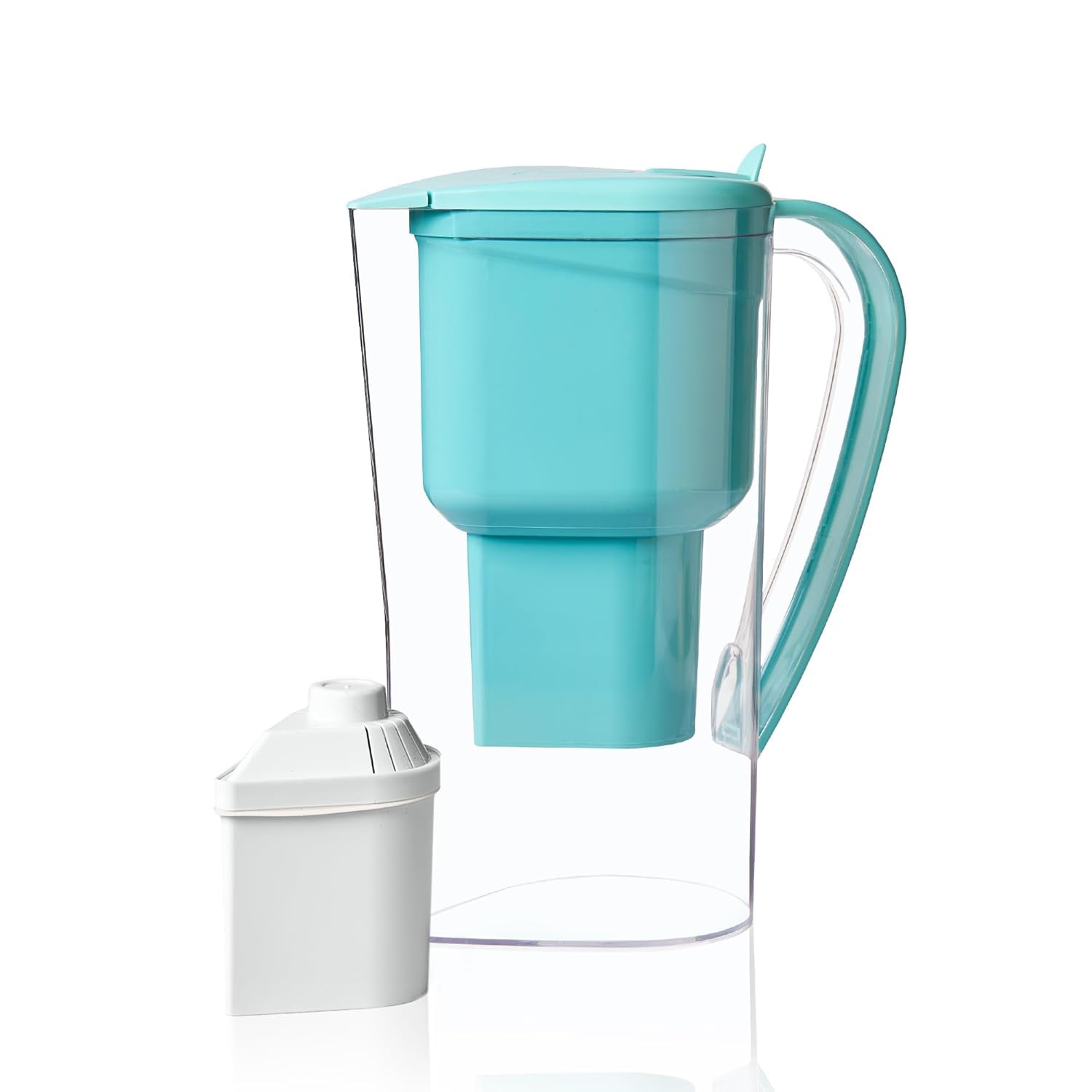 Jarra Filtradora de Agua Alkanatur Drops con Filtro - Depura + Hidrogena + Ioniza + Aporta Magnesio Elimina Metales + Bacterias - Normativa UNE 149101:2015 Capacidad 1.4L Libre de Tóxicos - ALKANATUR
