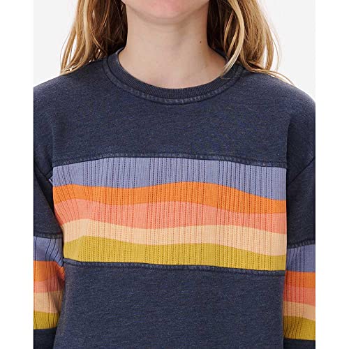 Rip Curl Girl's Melting Waves Crew (Big Kids)4