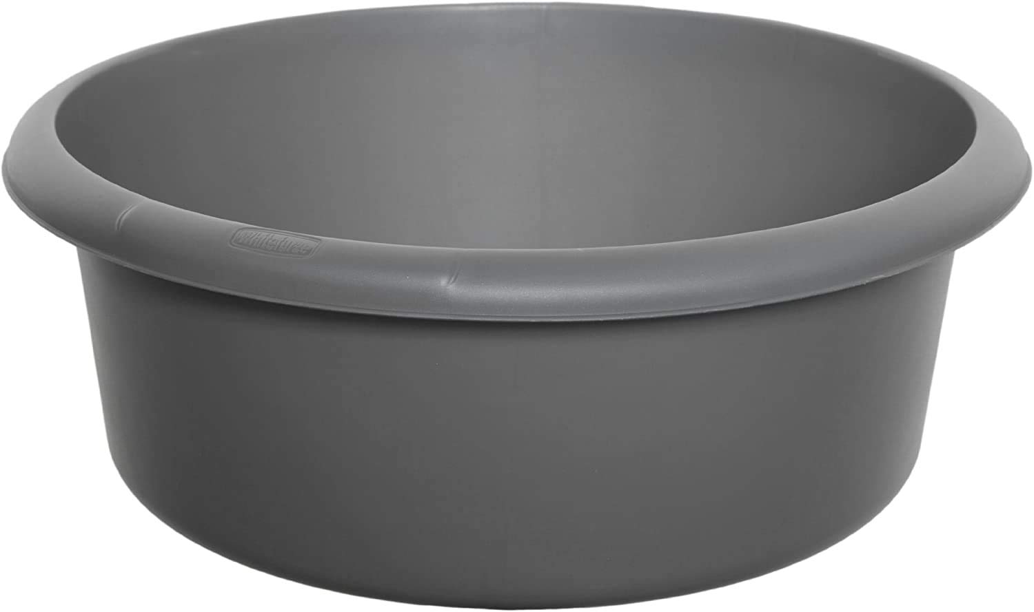 Whitefurze 2 x Large Round Bowl, Silver