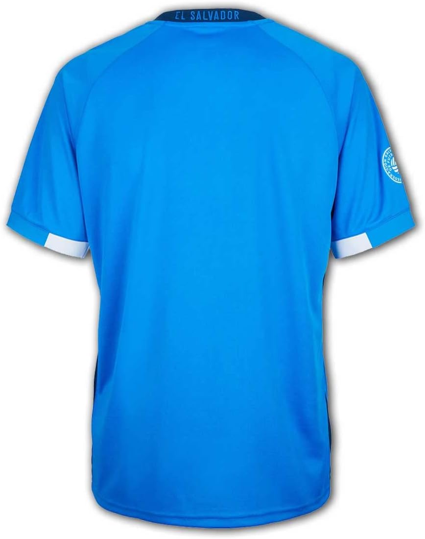 Umbro El Salvador Men's Home Soccer Jersey 2021-2022 (as1, alpha, l, regular, regular, polyester, Large) Blue